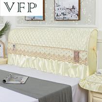 Bed cover all-inclusive simple modern cotton cover 1 meter 8 European leather bed soft bag bed back cover cover
