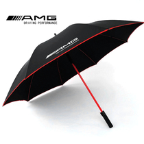 Mercedes-Benz AMG umbrella German original oversized sunscreen umbrella original high-end personality modified red bone storm umbrella