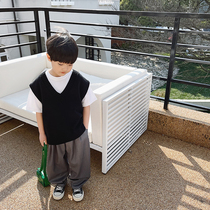 (Spot Speed Hair) slightly childlike boys spring autumn clothing Machia 2022 new Korean version of children outside wearing blouses