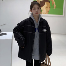 Cotton-padded women 2021 new winter cotton jacket cotton coat womens cotton coat ins tide students Korean version of loose short