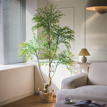 NA home flower room simulation green plant floor-to-ceiling bonsai living room home decoration Nantian bamboo fake tree plant potted plant