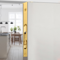 Modern European style stainless steel pin imitation ancient bronze concealed bolt golden dust cylinder double open door heaven and heaven bolt stainless steel
