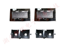 Chongqing new A- type glass 7451 financial resources Iron Dog Shantou new roll gate ground hook lock stainless steel bottom box cover