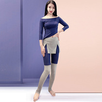 Qiya belly dance costume female 2021 new suit suit Oriental dance clothing modal dance yoga pants
