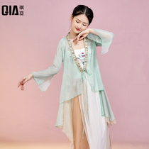 Kia Classical Dance Costume for Long Ethnic Chinese Dance Show Dress