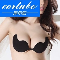 CORTUBO new mango breathable strapless deep V bra silicone swimsuit bridal wedding dress polybreast cloth
