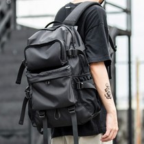 2021 trend new leisure shoulder bag male large capacity travel backpack college students schoolbag Tide brand computer bag female