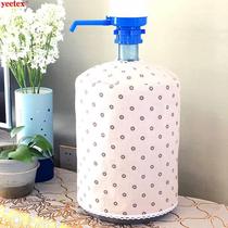 Press pumped pumped bucket 18 9 liter bucket with pure bucket cover cotton barrel cloth bucket cover to dust resistance