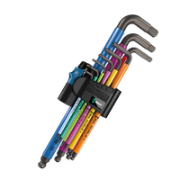 Germany imported wera Vera hardware tools 950SPKL HF L-shaped inner hex wrench 9-piece set fixed