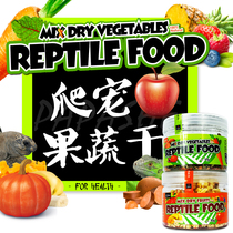 H-STUDIO reptile tortoise dried vegetables and fruits crawling pet lizard mixed fruits and vegetables freeze-dried