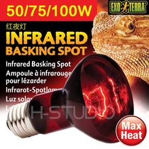  Canada imitation moonlight light reptile box tortoise box Lizard special night light Red night light 50W75W100W