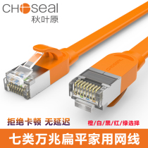Akihabara seven types of computer monitoring router finished flat high-speed 10 gigabit Gigabit shielded network cable home 20 meters