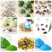 Natural Shell Conch Drifting Bottle Crafts Micro Landscape Creative diy Ocean Bottle Rainbow Bottle Material Small Starfish