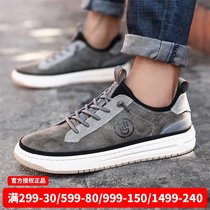 jeep jeep mens casual shoes 21 years new autumn breathable Leisure Trend sports leather shoes P213M07049