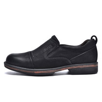 Jeep Jeep mens business shoes 21 autumn new outdoor non-slip thick soled hiking casual leather boots P213M10160