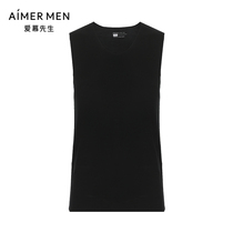 Mr. Aimong 17SS1 Classic Men Modale Thin Sleeveless Autumn Winter Vest Blouse NS11A242