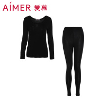 Adore Warm Underwear Womens Soft Skin Round Collar Long Sleeves Bottom Autumn Clothes Pants Suit AM743651