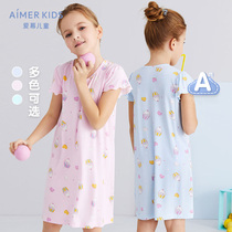 Aimer Kids Aimer Kids Short Sleeve Night Dress AK1445241 AK1445232