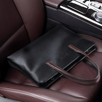 Mens handbag Handbags Handheld business briefcase large-capacity computer bag Han version Leisure Package Horizontal Mens Bag Wave