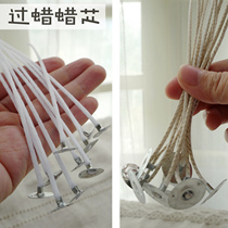 DIY fragrance candle special wax core Cup wax over candle core material wood wick cotton thread Wick