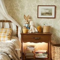 Canada imported environmental protection pure paper wallpaper bedroom full of French embroidery style bedroom wallpaper