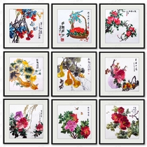 Suzhou embroidery finished hanging painting living room bedroom dining room decoration painting mulberry silk thread tourism commemorative craft gift