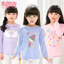 Beichen Baby Girl Long Sleeve T-Shirt Backing Shirt Autumn Cotton Jacket Leisure Joker Foreign Style Fake Two Princesses