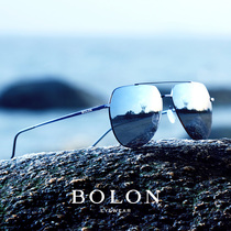 BOLON Tyrannosaurus polarized sunglasses men retro metal frame toad glasses fashion sunglasses driving glasses BL8011