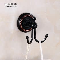 Eurostyle antique black hanging clothes hook single crochet hook clothing hook clothes hanger door rear hook door back hook mop rack hook