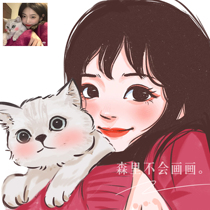 Q version of WeChat couple Avatar wedding ceremony live photo transfer cartoon comic design draft hand-painted avatar customization
