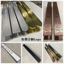 Custom logo Chinese style gate handle glass door handle ancient bronze solid engraving character wooden door handle to be made modern