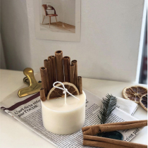Handmade DIY cinnamon aromatherapy essential oil candle material Cinnamon dried lemon slices Wax brand wax slices decorative diffuser box