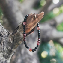 Black tourmaline anklet design anklet personality custom beauty Red Crystal Tiger Eye obsidian hematite anklet
