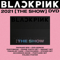 Genuine BLACKPINK PINK INK 2021 THE SHOW LIVE CONCERT DVD Small Card Peripherals