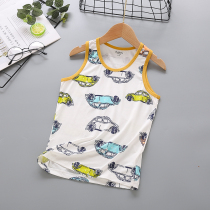 Boy vest wearing summer ultra-thin girl Modal underwear sleeveless baby base shirt seamless coat big boy