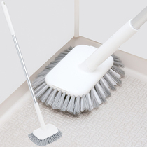 Japanese household long handle floor brush bristle bathroom wall brush toilet bathroom tile brush Floor brush cleaning brush