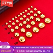 Raw material Gold full gold Au9999 Treasury gold custom pure gold investment gold bar gold brick ingot bean gold 1g2g sheet