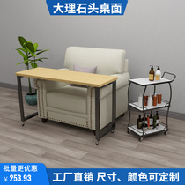 Movable single-layer Japanese nail table with manicure sofa table with wheels nail table simple nail sofa chair
