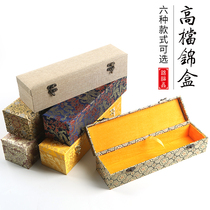  High-end brocade box Chinese style rectangular custom calligraphy and painting calligraphy and painting box storage collection gift scroll gift box customization