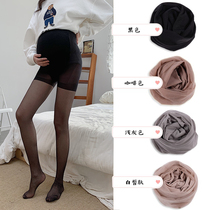 Pregnant woman 8D spring summer thin section with pants sock black anti-hooking pregnancy tovenom or adjusting meat colour Pineapple Socks