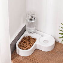  Dog bowls automatic cat bowls double bowls kitten supplies dog supplies puppy supplies Teddy automatic feeding water dispenser