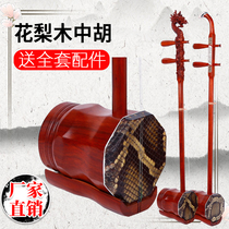 Professional performance alto rosewood Zhonghu Suzhou Zhonghu musical instrument factory direct sales to send professional accessories for beginners