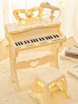 Childrens piano toy multi-function electronic organ with microphone beginner girl 2 baby 3 years old 5 children 6 birthday gifts