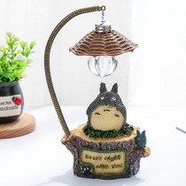  Chinchilla doll decoration creative Miyazaki Hayao Chinchilla night light decoration Graduation gift practical gift for male and female students girlfriends