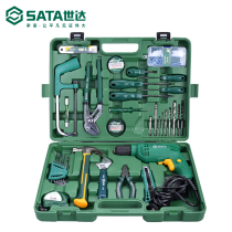Shida household electric drill set electric drill set Electric hand tool combination home repair hardware toolbox