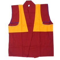 Lama monk costume Tibetan monks clothing French robe Dongga vest King Kong armor Khan shoulder warrior costume monks robe