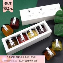 Cat Jijia optional 4 small cans Mini combination jam fruit tea flower fruit tea set exquisite hand gift box