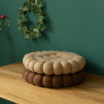 Creative biscuit cushion thickened chair cushion cute student office sedentary room tatami mat