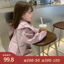 Foam home Custom childrens clothing 2021 new children in the middle of the year Childrens big clothes baby autumn and winter jacket girls autumn clothes