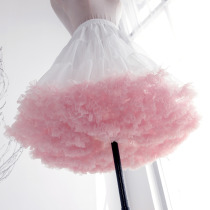 Rainbow Puff Lolita Dress to support Lolita Daily Violent Bone-Free Version Dress